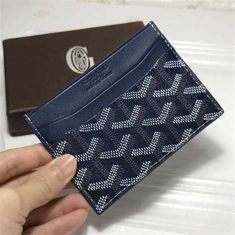 goyard card holder white|Goyard card holder khaki.